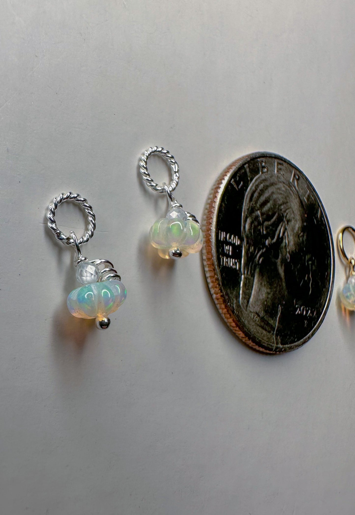 Ittier bittier opal pumpkin charms