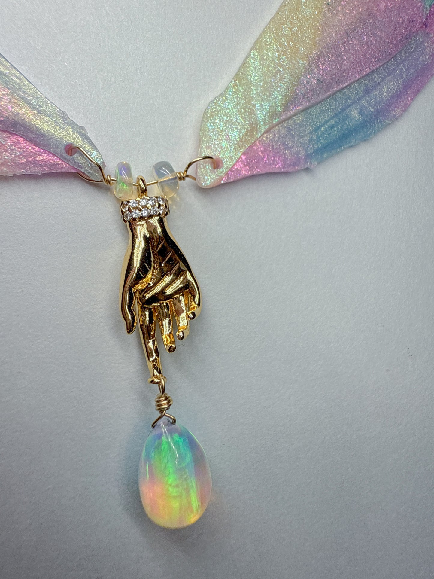 Opal dragonfly