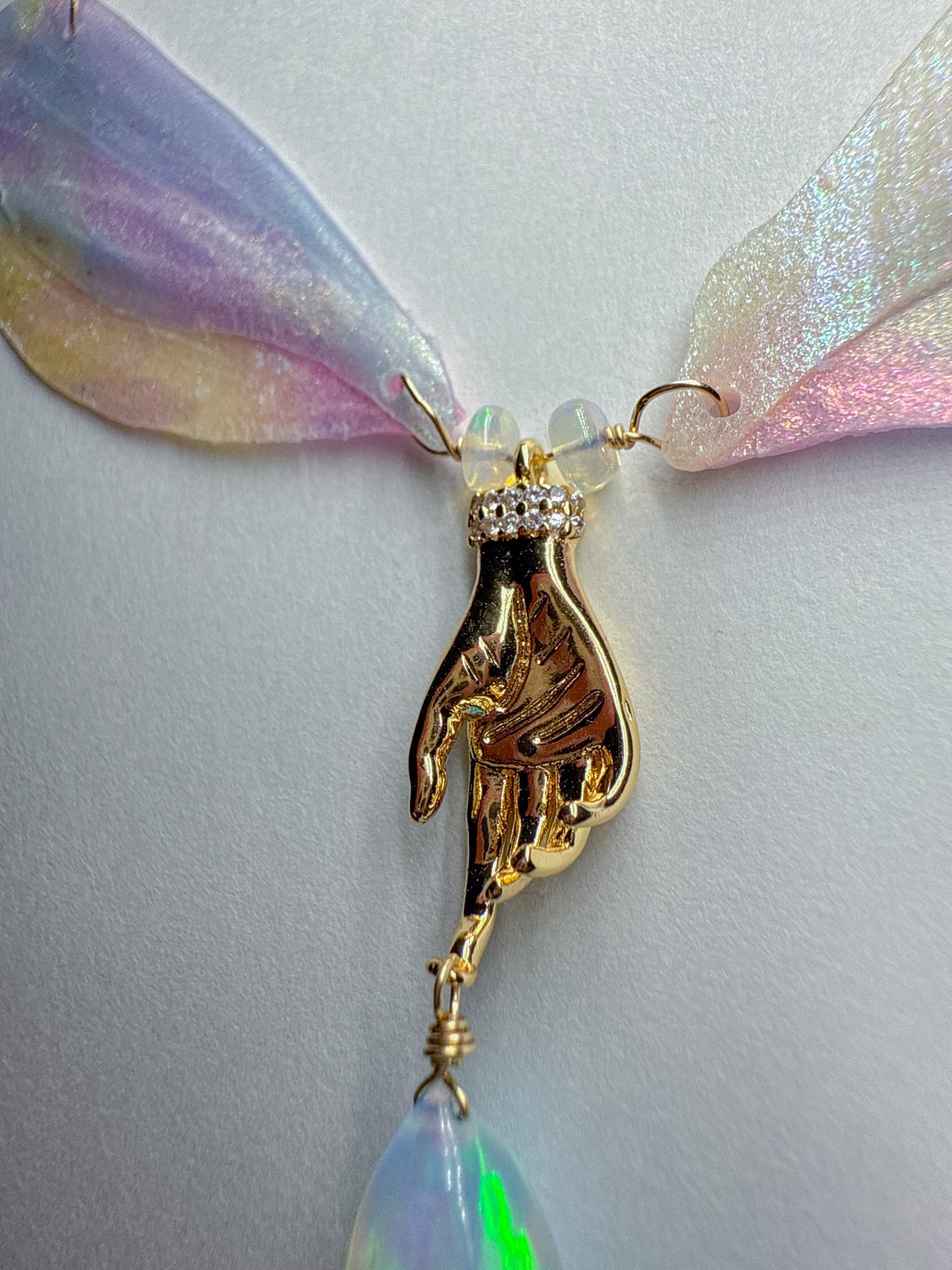 Opal dragonfly