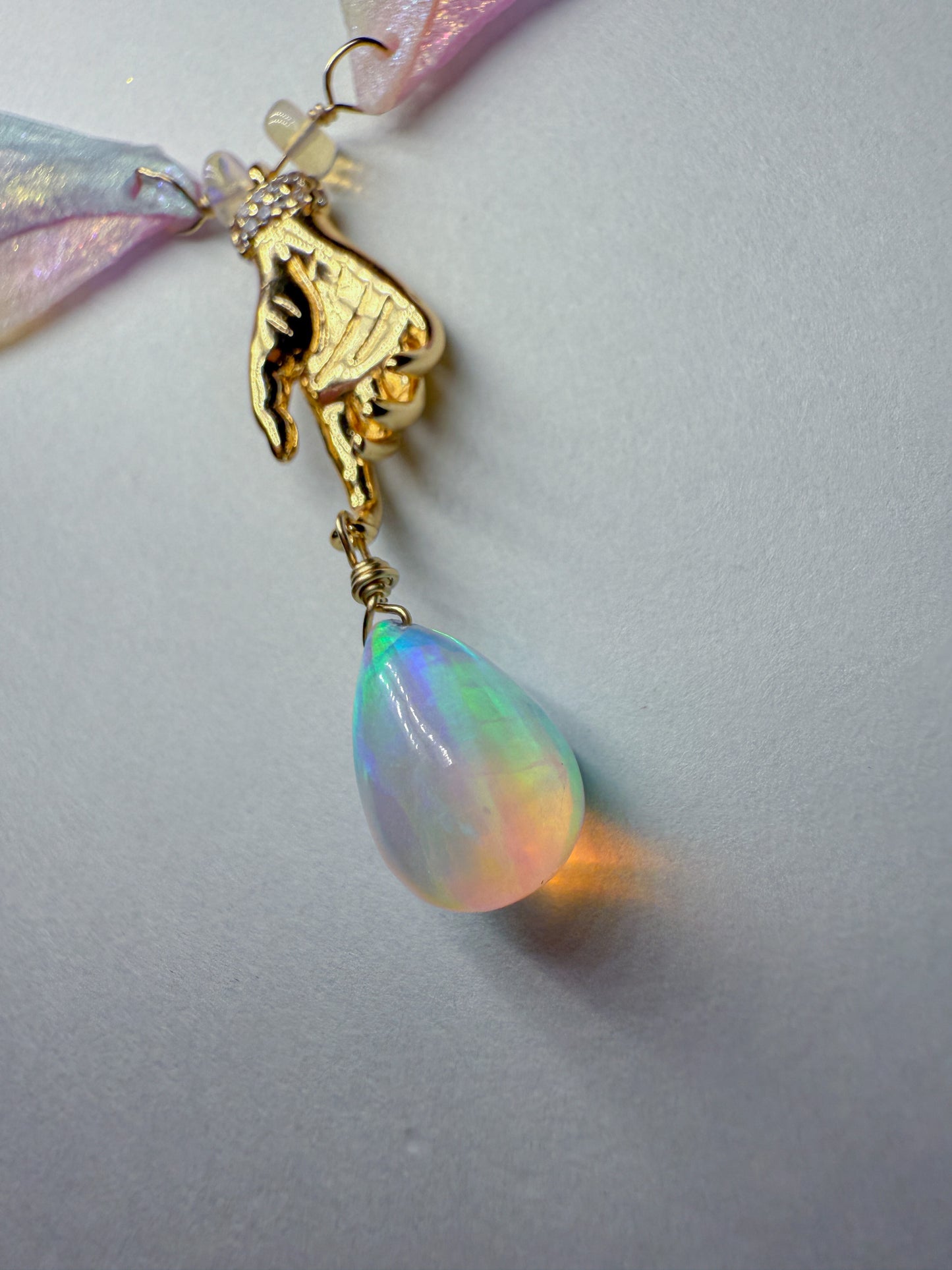 Opal dragonfly