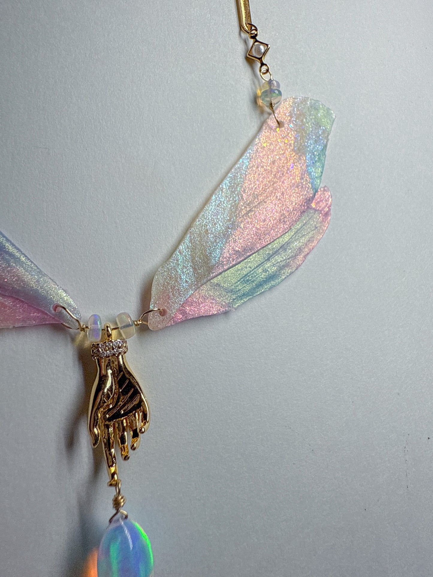 Opal dragonfly