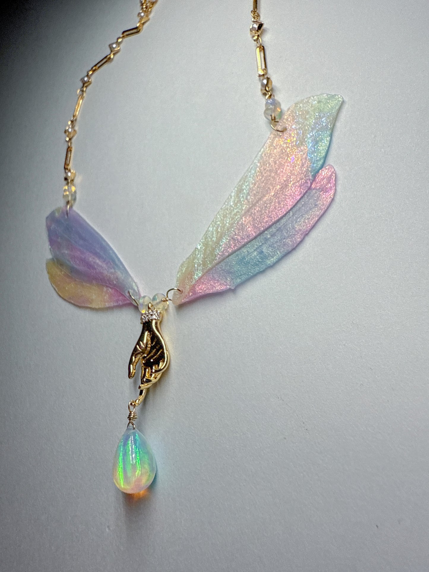 Opal dragonfly