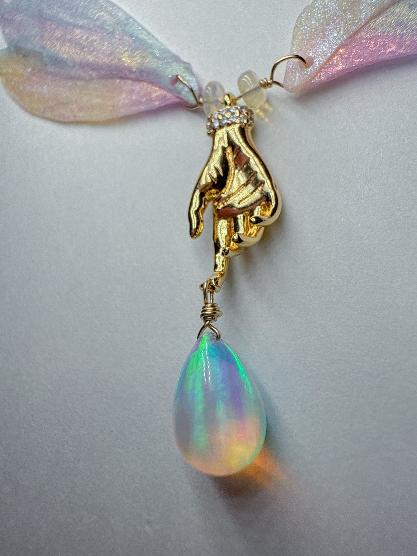 Opal dragonfly