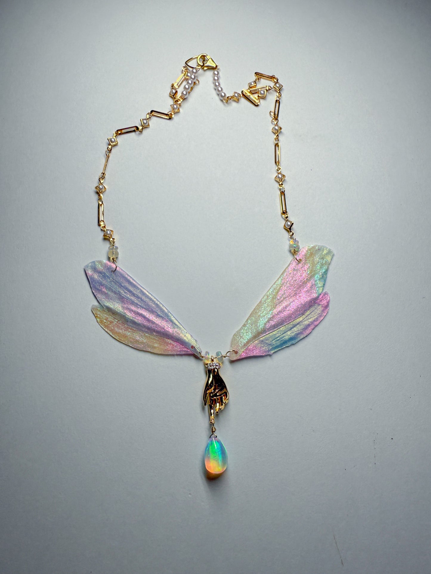 Opal dragonfly