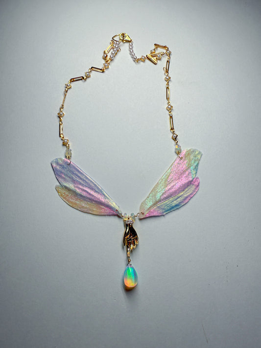 Opal dragonfly