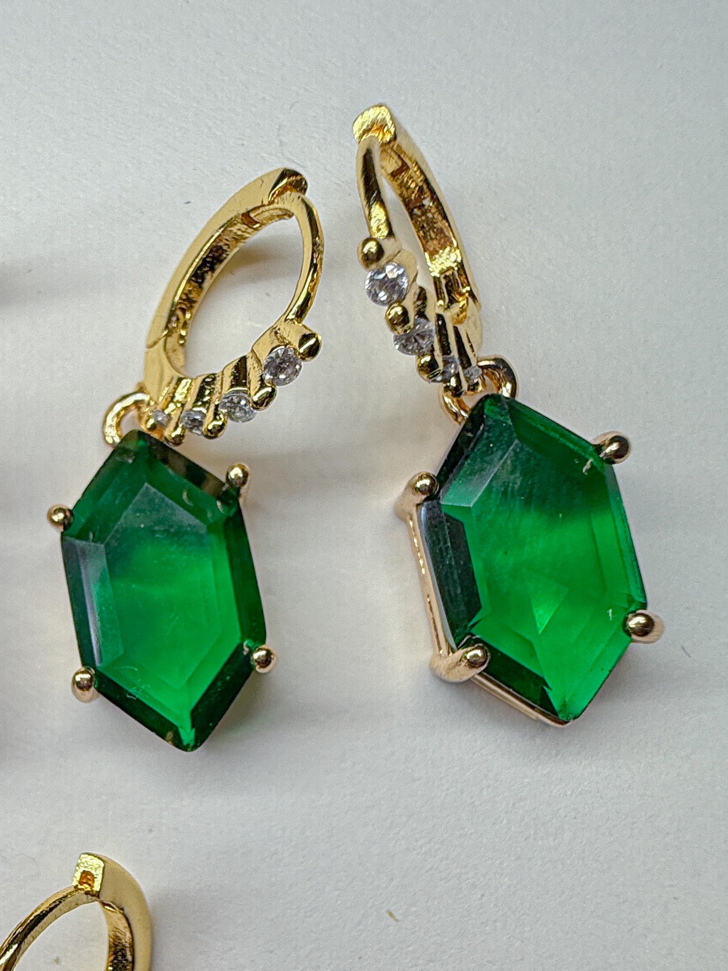 Glass everyday dangles