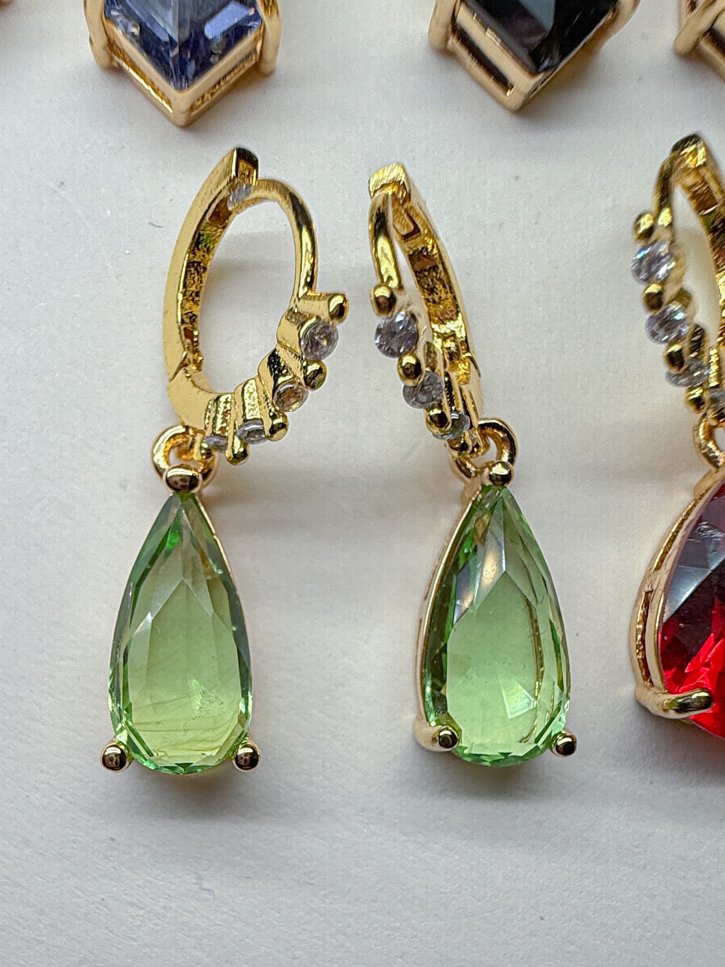 Glass everyday dangles
