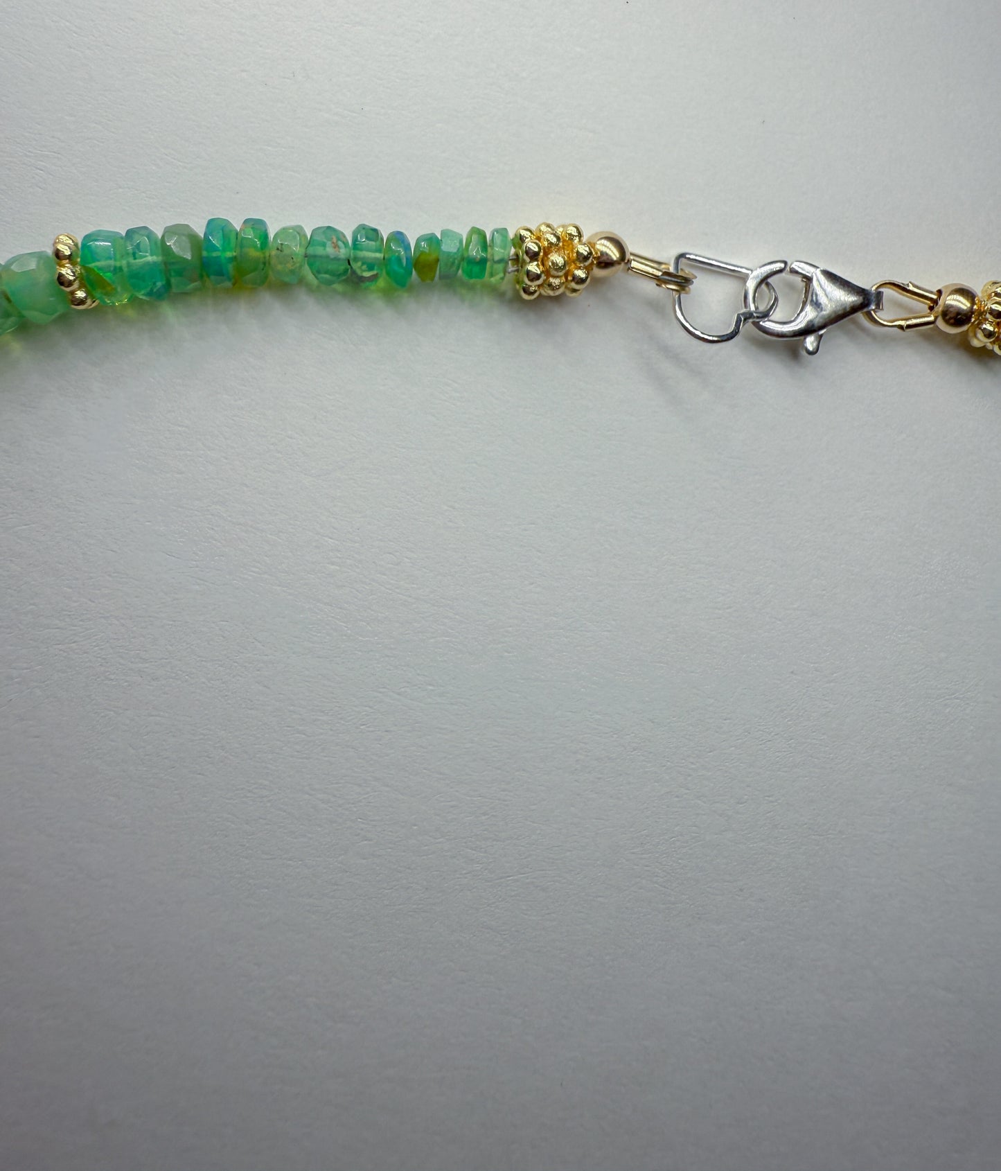 Twinkle necklace-emerald green