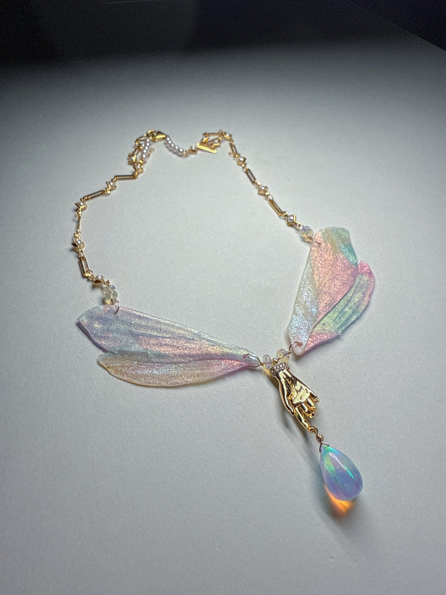 Opal dragonfly