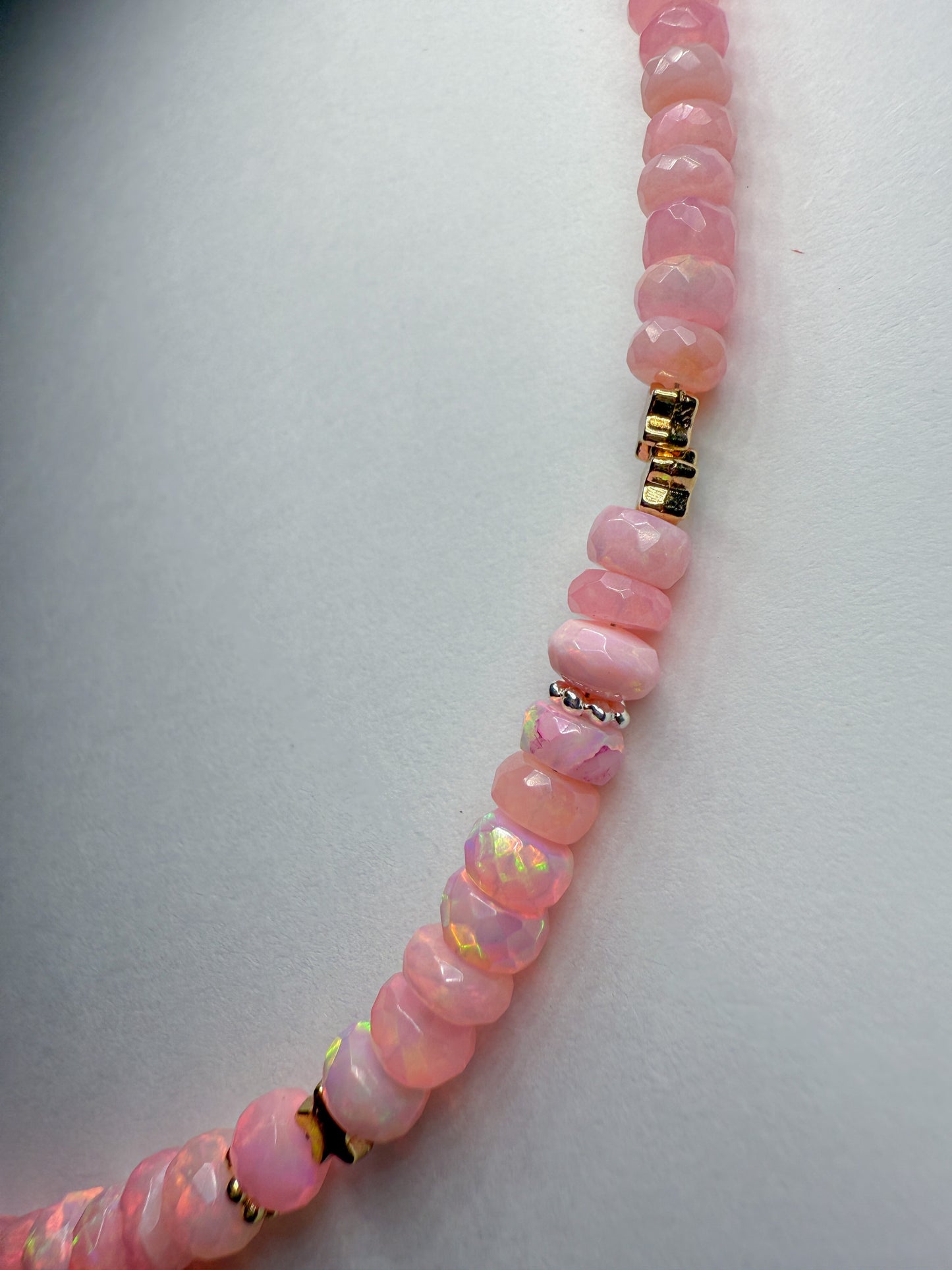 Twinkle Necklace-baby pink