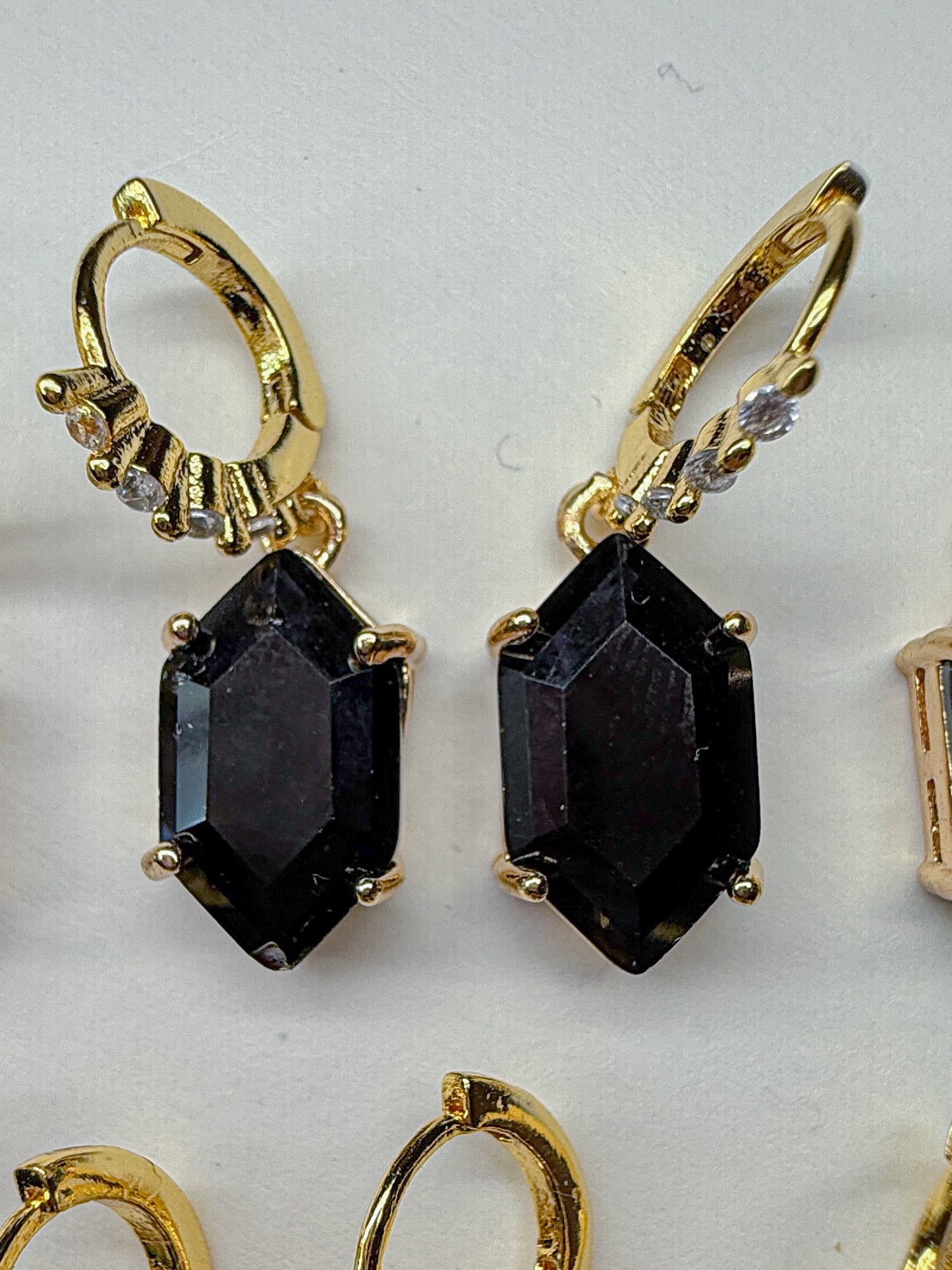 Glass everyday dangles