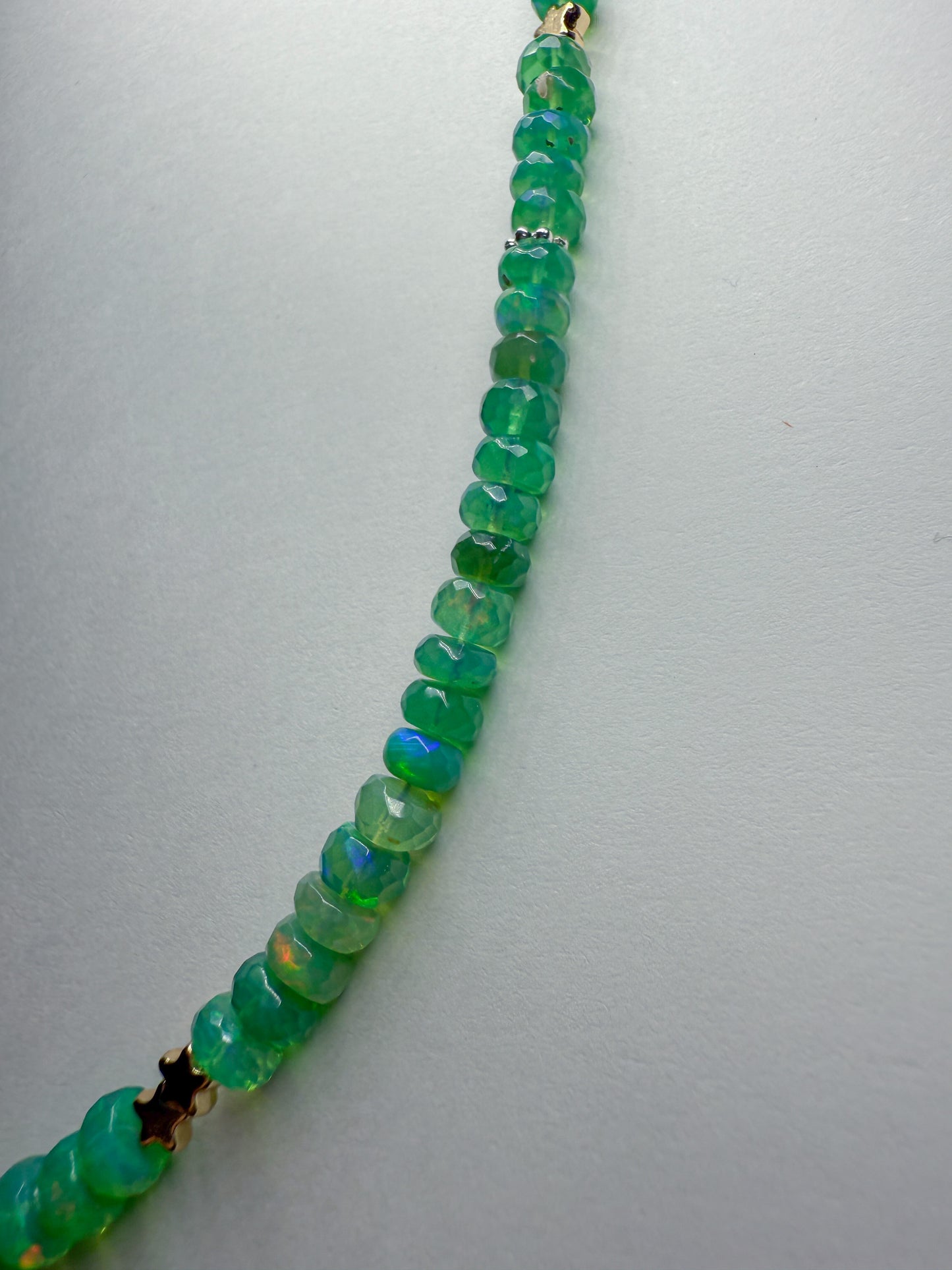 Twinkle necklace-emerald green