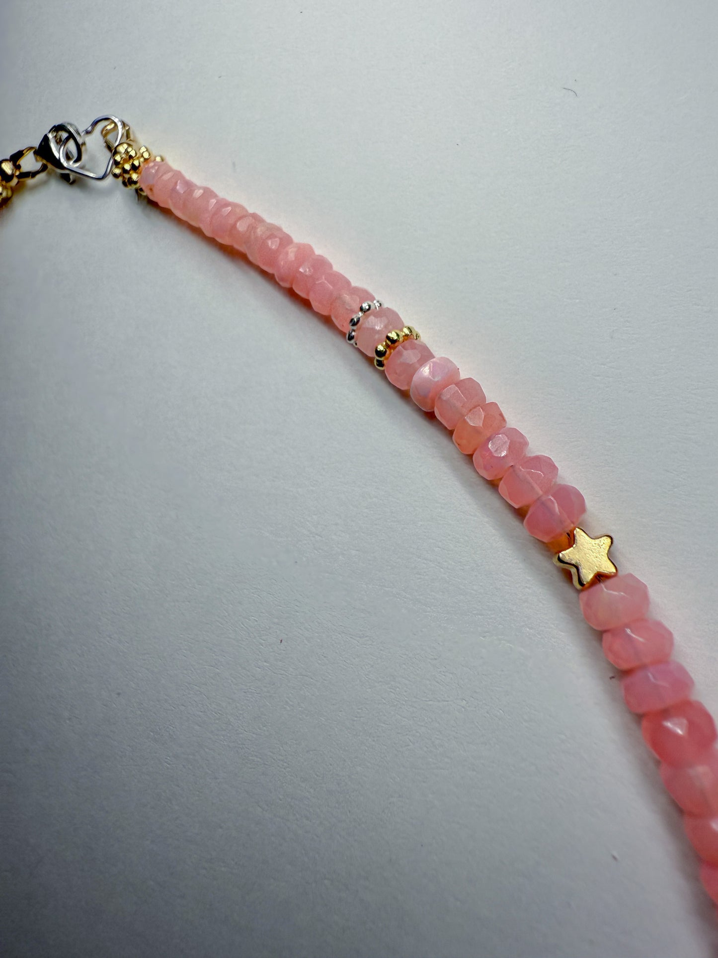 Twinkle Necklace-baby pink